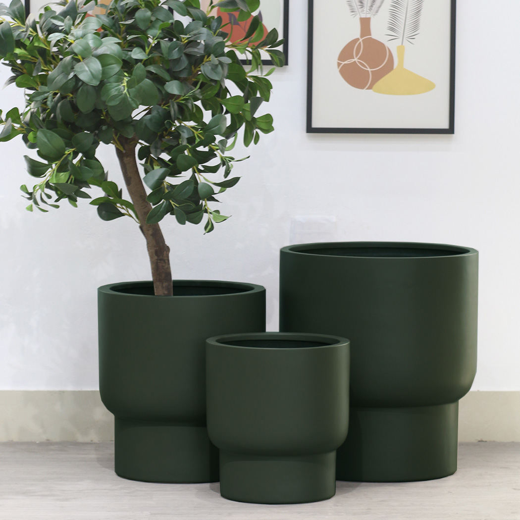 Plantenpot Roskilde S green Ø37 x H40cm