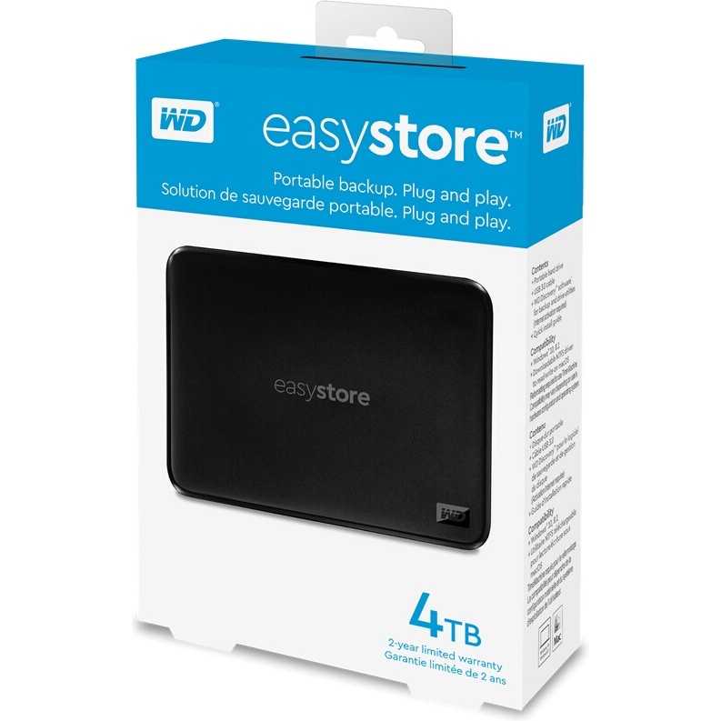 Disque dur externe Wd EASY STORE 4T