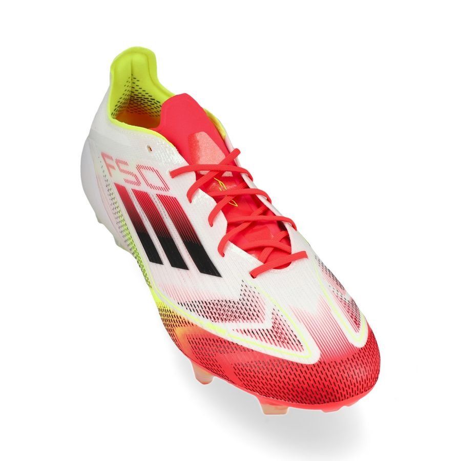 adidas F50 Elite FG Pure Victory - Blanc/Noir/Jaune