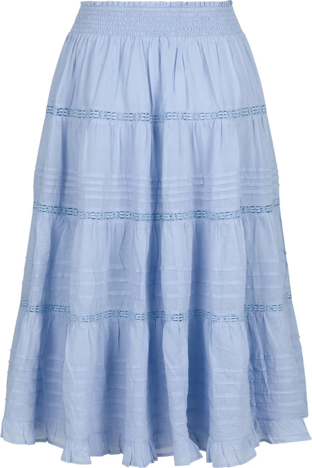 Neo Noir Felicia S Voile Skirt light blue