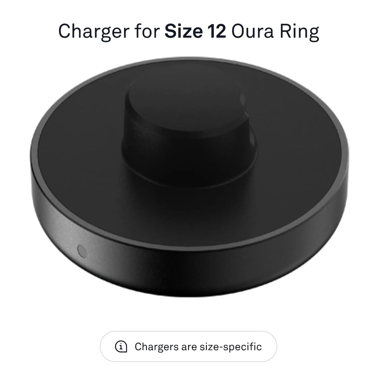Oura Ring Gen3 lader (størrelse 12)