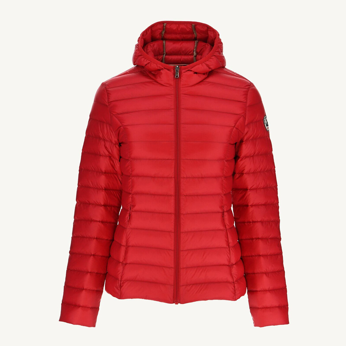 JOTT<br>Jaqueta acolchoada de plumas com capuz e zíper Cloe