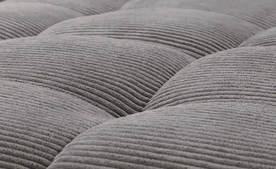 Ecksofa Hella rechts Steingrau