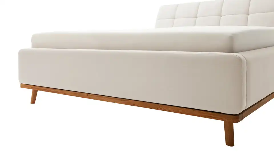 Polsterbettgestell Beige 160 cm