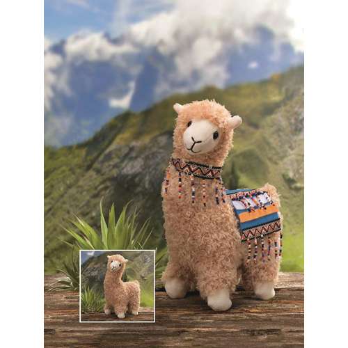 GLOREX Kuscheltier Lama zum Ausstopfen