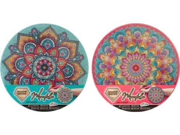 Diamond Mosaic Mandala Canvas 30cm