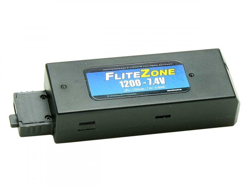 FliteZone RC-Akku LiPo 1200 mAh 7.4 V Hughes MD500 Ersatzakku für den FliteZone Hughes MD500 Helikopter