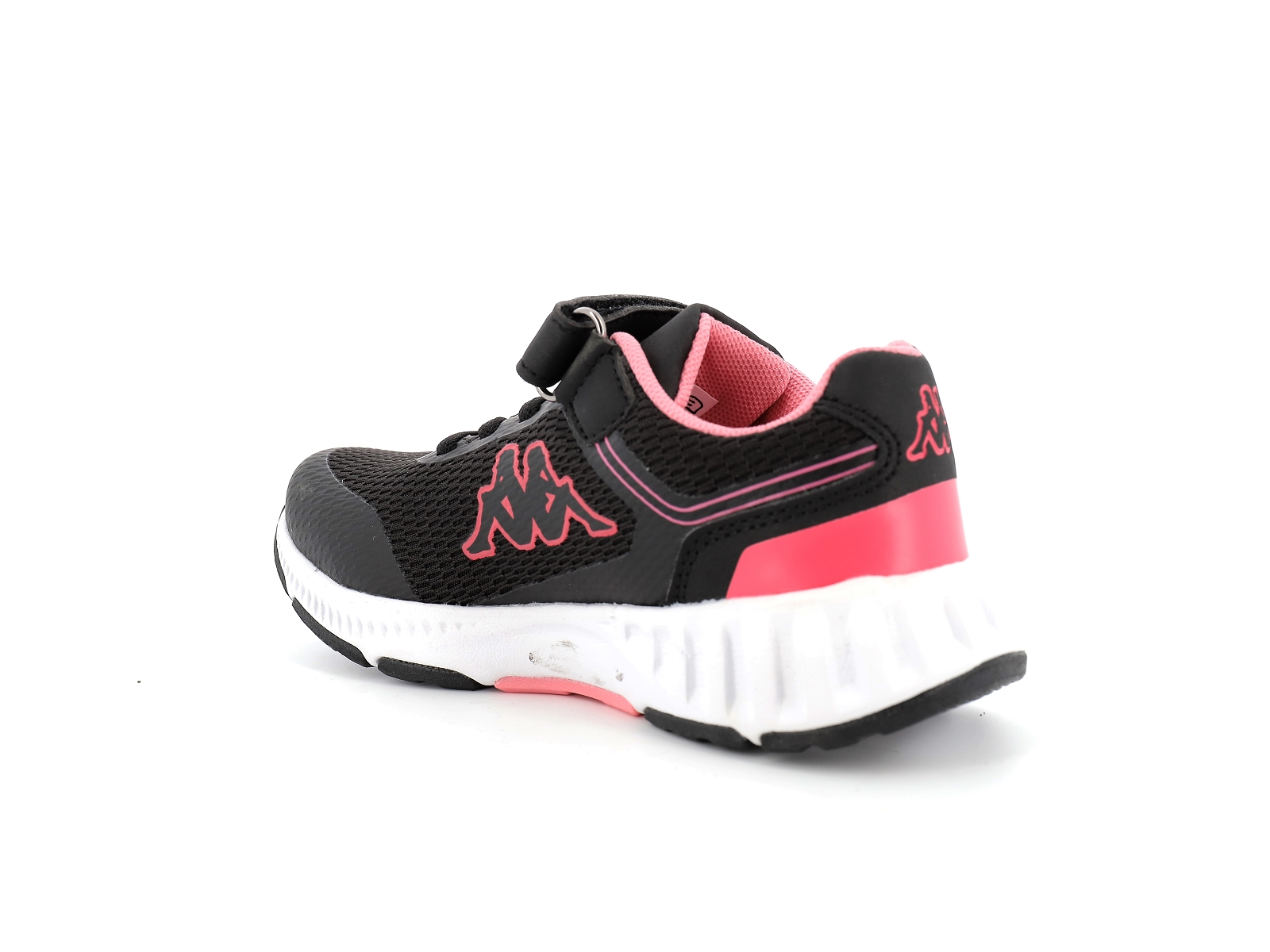 Kappa-3117L9W Matières combinées Noir Rose