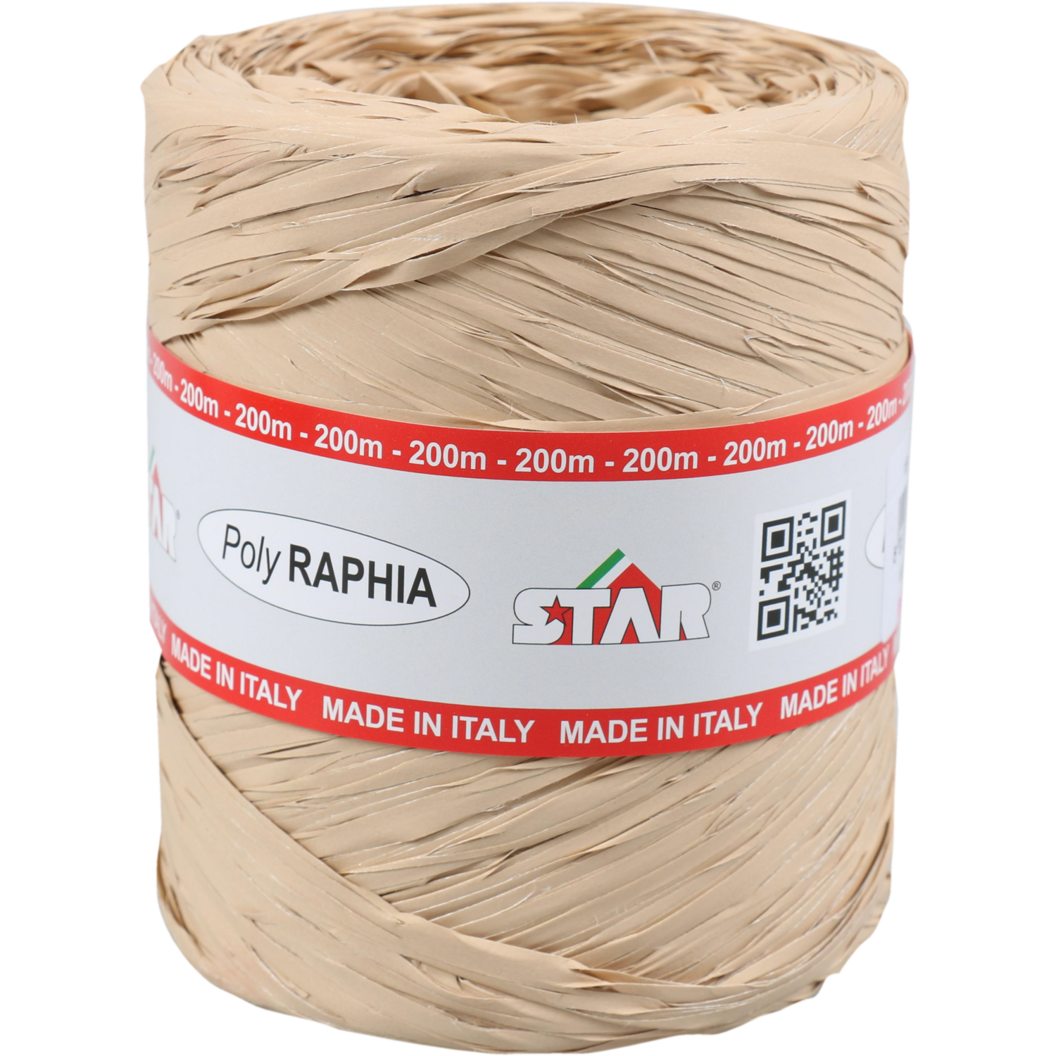 Raffia, 15mm, 200m, naturel