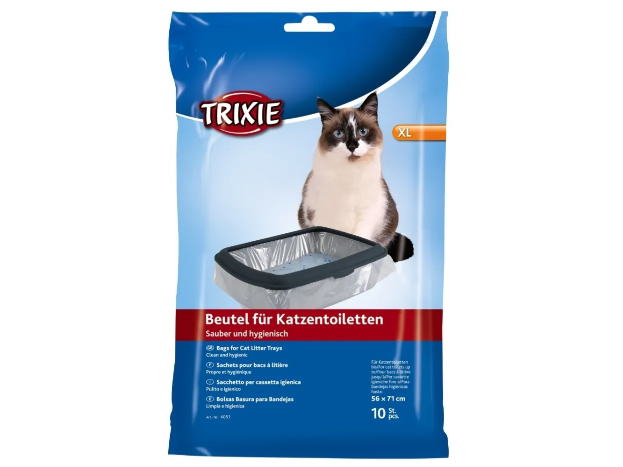 Trixie 10 ps. t/kattetoilet 56 × 71 cm, XL