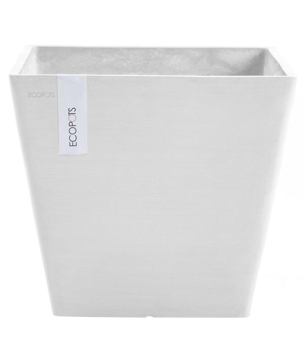 Ecopots Kunststoff-Topf Rotterdam, quadratisch