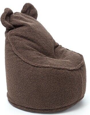 Furini Yogi Saccosekk Bouclé, Mørkebrun