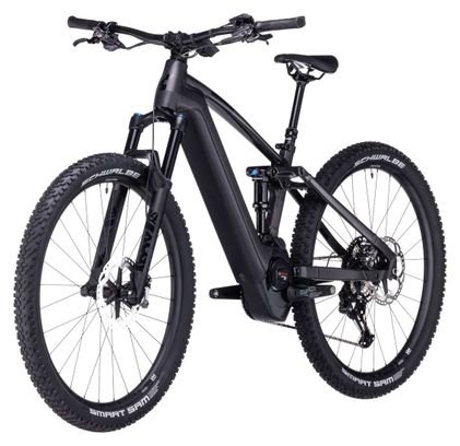 VTT Électrique Tout-Suspendu Cube Stereo Hybrid 120 SLT 750 Shimano XT 12V 750 Wh 29'' Noir Prizm