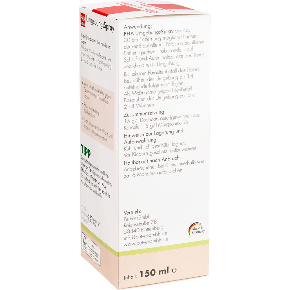 PHA UmgebungsSpray für Hunde und Katzen