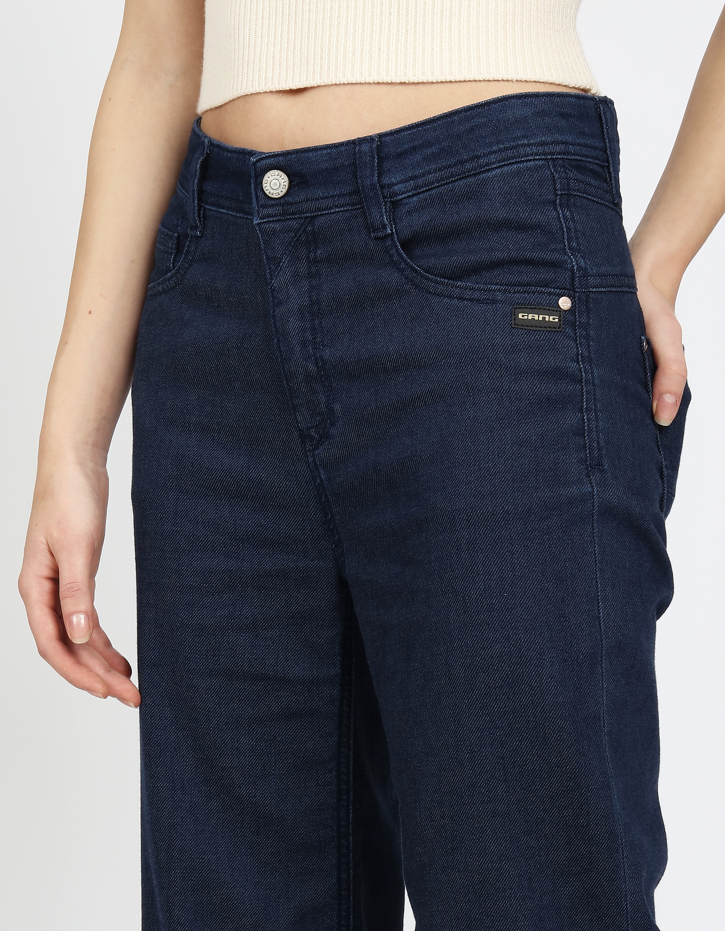 GANG 5-Pocket-Jeans »94AMELIE WIDE«, aus weichem SWEAT Denim
