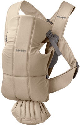 Babybjörn Mini Bæresele Vevd, Beige