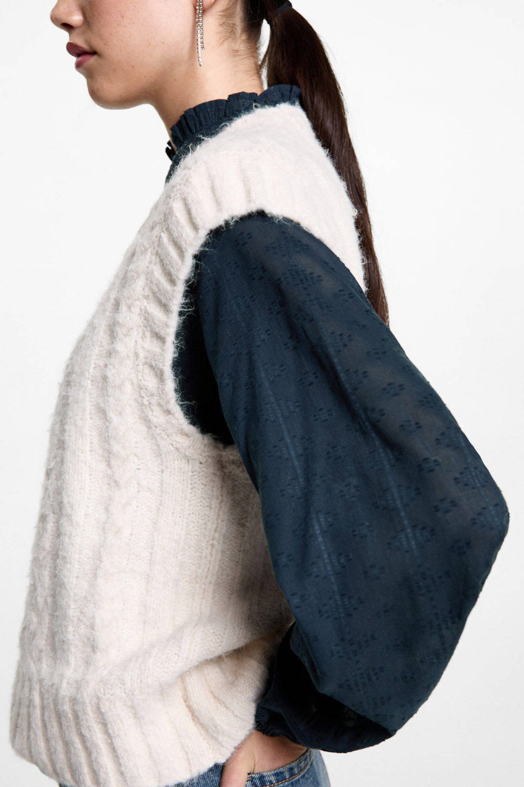 MANGO TEEN blouse marine