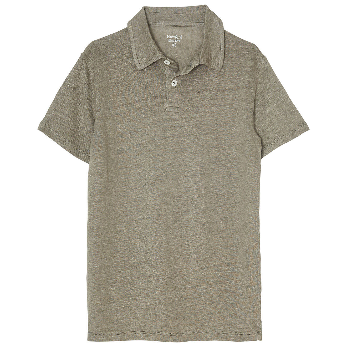 Hartford Polo 100% Lin Joshua vert olive