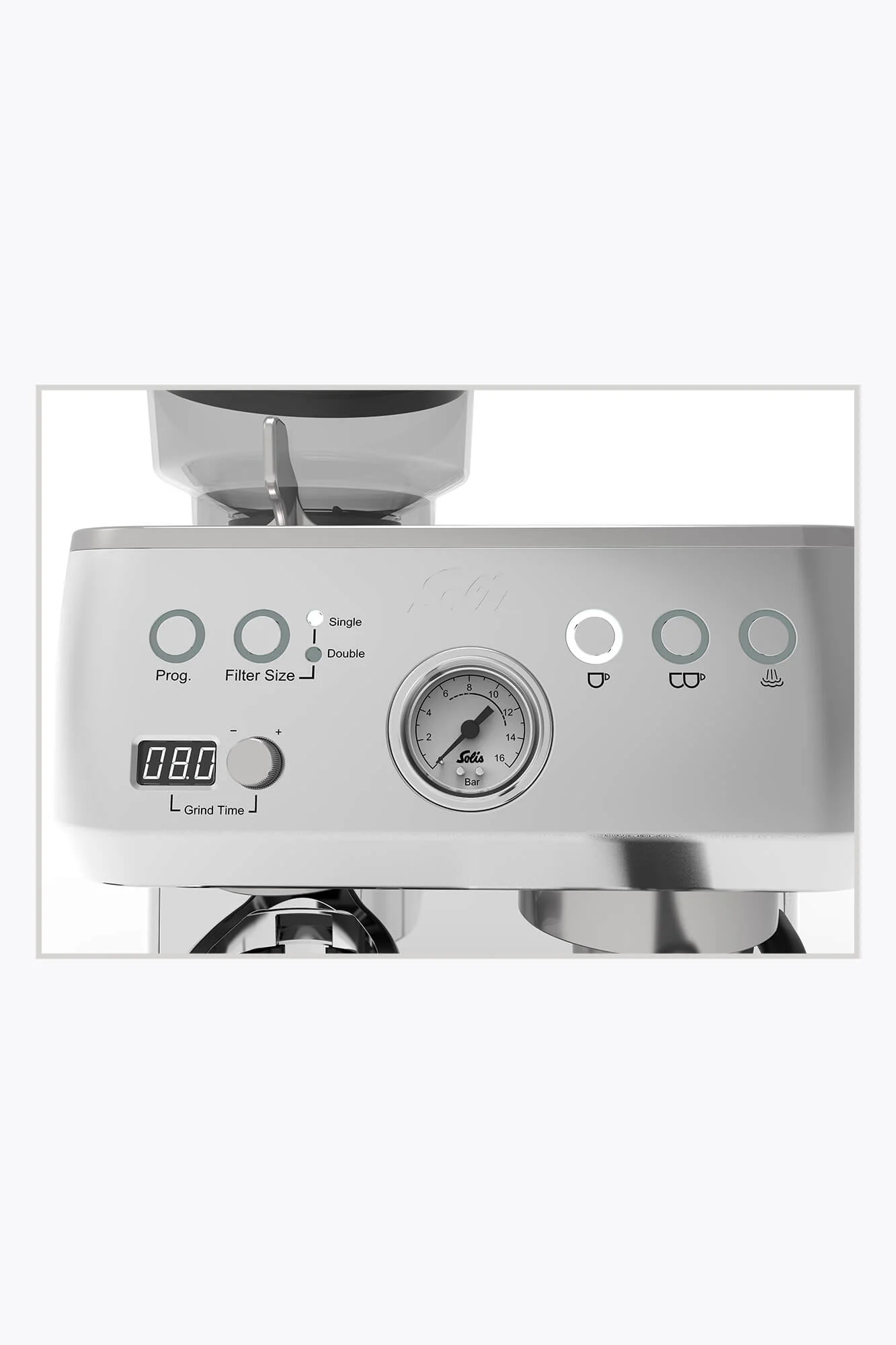 Solis Siebträgermaschine Perfetta Grind & Infuse Typ 1019