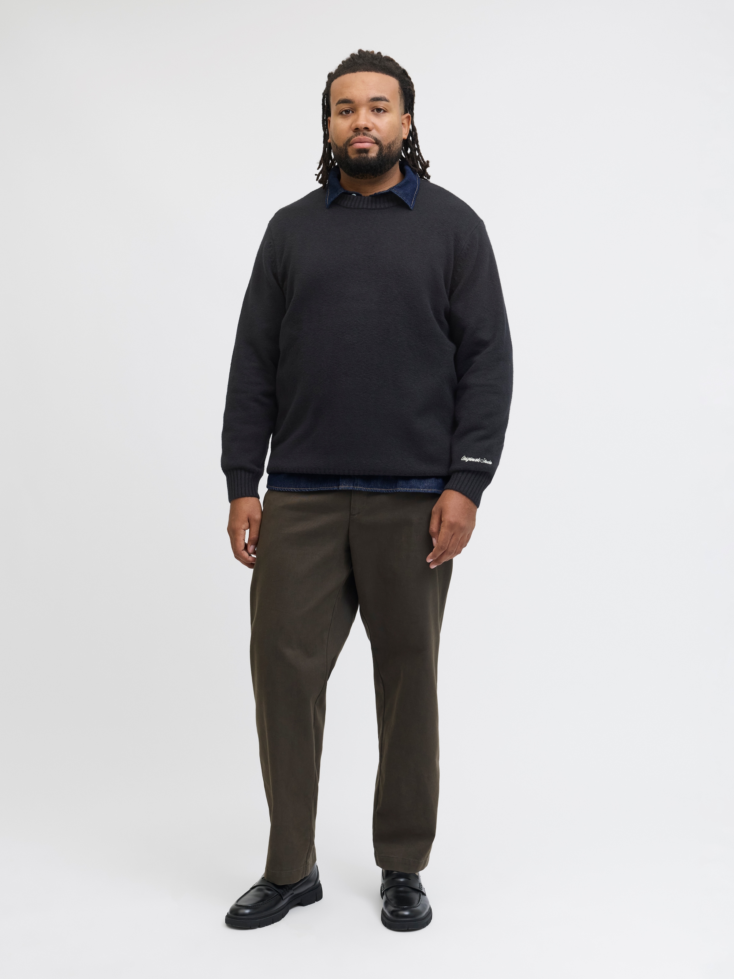 Jack & Jones PlusSize Strickpullover »JORNORREBRO KNIT CREW NECK PLS«