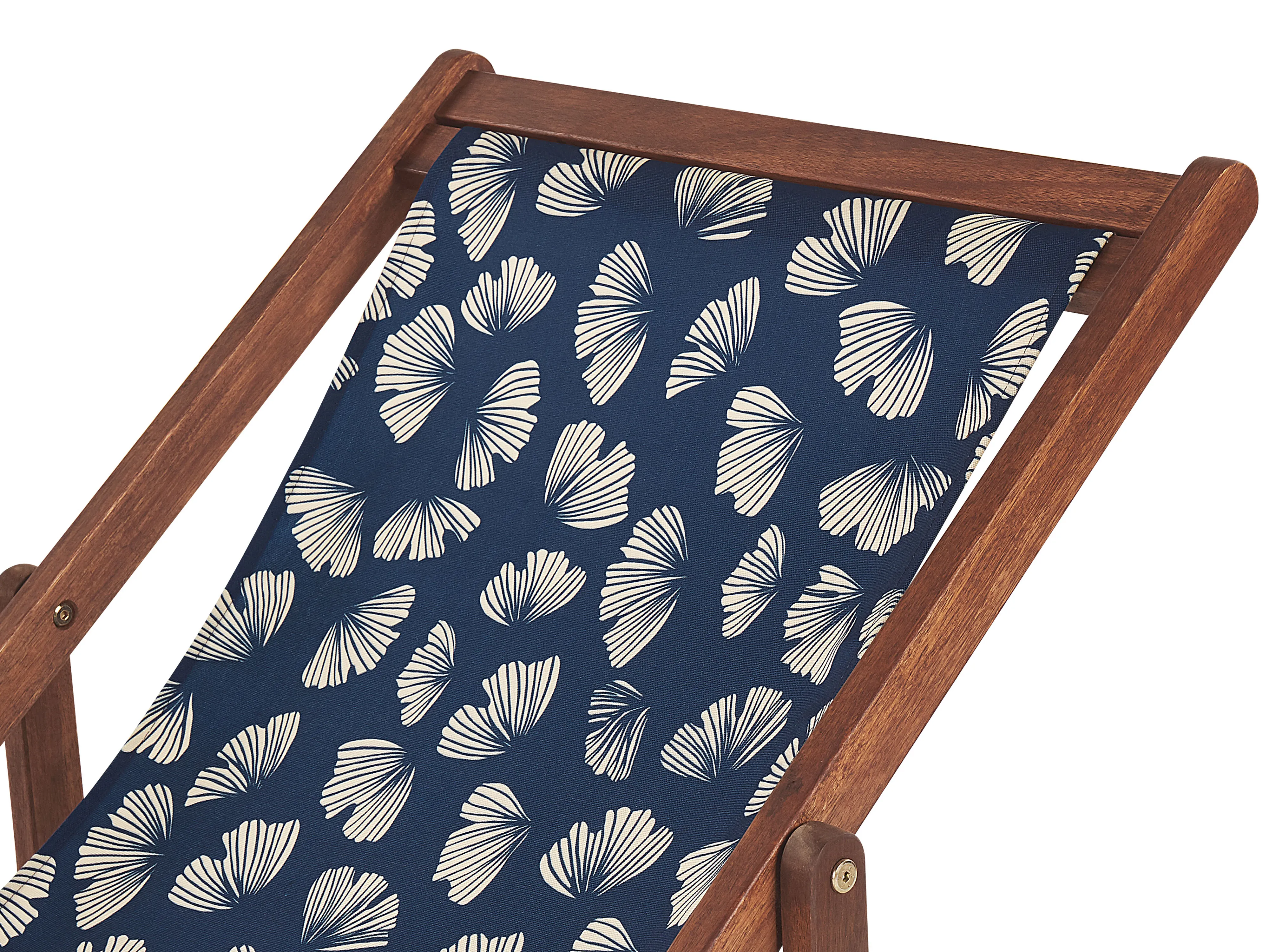 Set van 2 vervangingshoezen voor ligstoel ANZIO/AVELLINO 113 x 44 cm Marineblauw