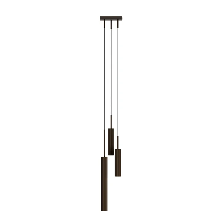 Audo - Tubulaire 3 Pendelleuchte, Messing bronziert