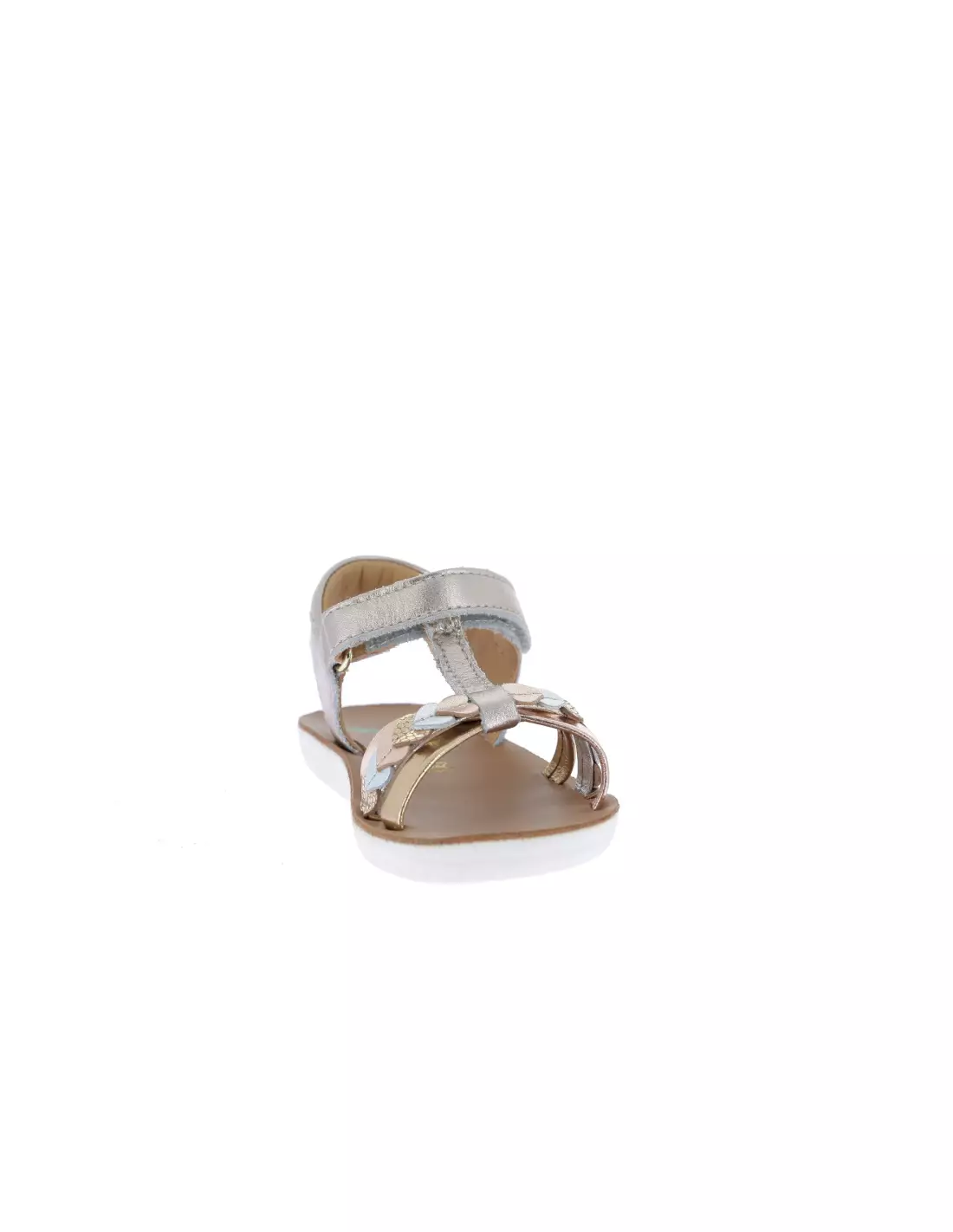 SHOO POM GOA TRESSE LOVE - Sandales & nu-pieds PLATINEMETAL