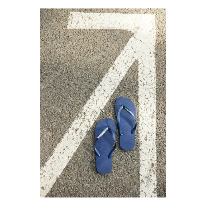Havaianas Tongs Brasil Logo | Bleu marine