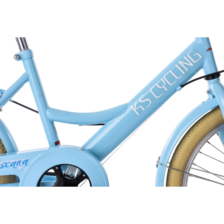 KS Cycling Jugendfahrrad Kinderrad 20 Toscana Blau