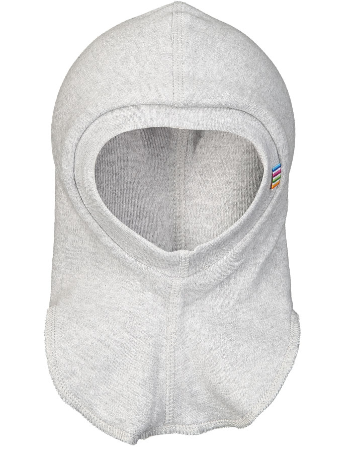 Schlupfmütze BALACLAVA – DOUBLE LAYER meliert in hellgrau