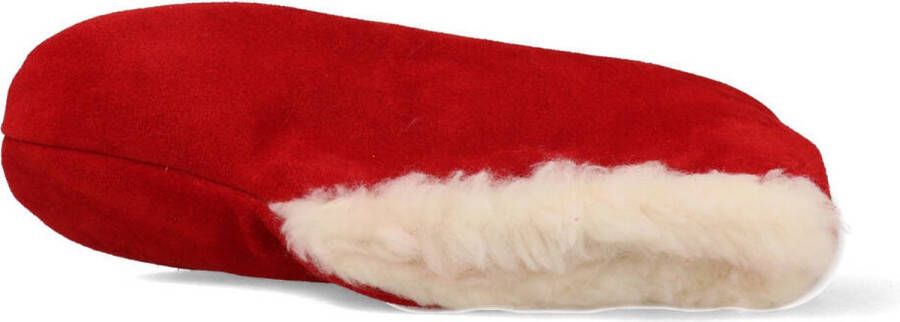 Bernardino ® Spaanse Sloffen 100% Wol Rood