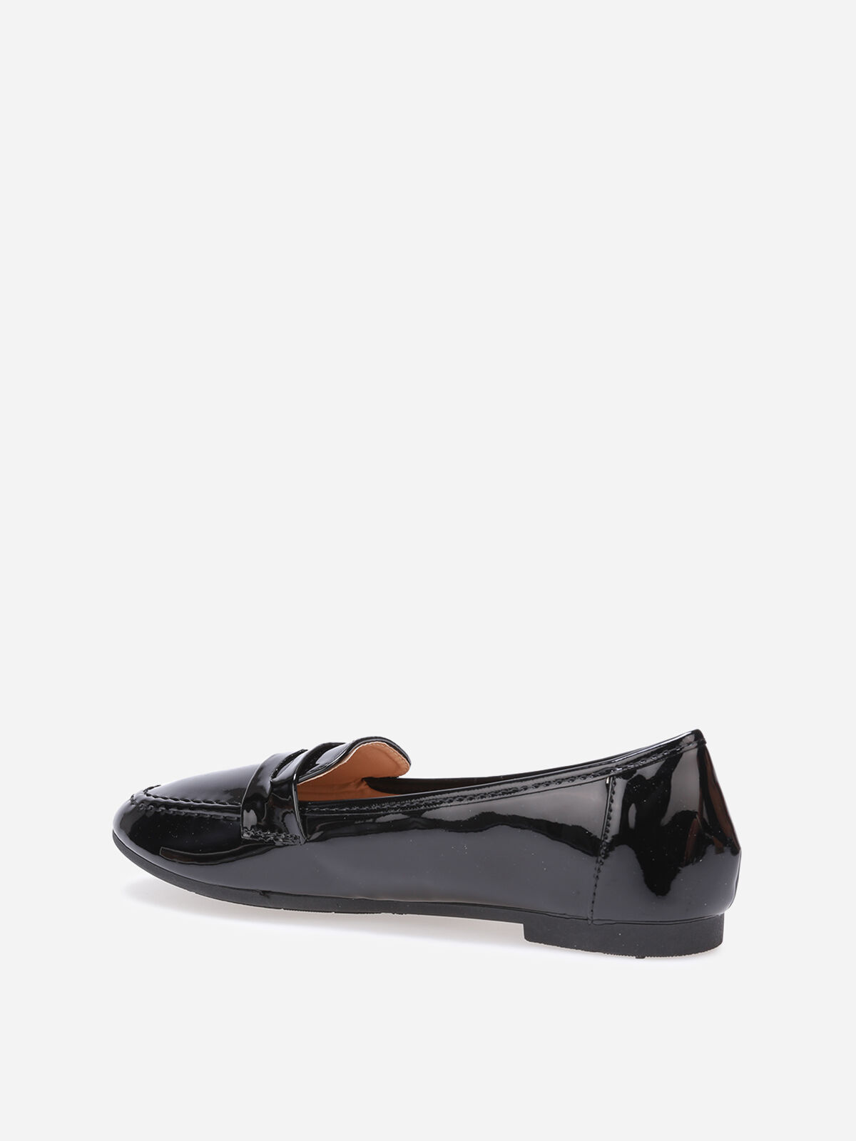 Mocassins slippers vernis- Noir