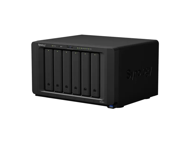 Synology DiskStation DS1621  - NAS-server - 6 bays - RAID 0, 1, JBOD - RAM 4 GB - Gigabit Ethernet - iSCSI support