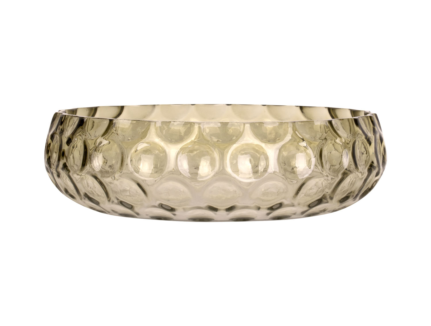Bowl Speckles glass large moss green