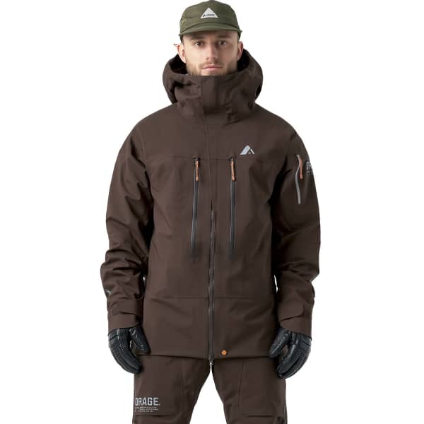 Veste de ski ORAGE MTN-X SPURR 3L JACKET DARK SOIL