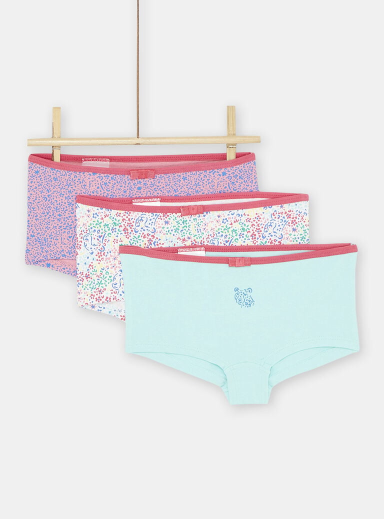 Lot de 3 shortys multicolores garçon