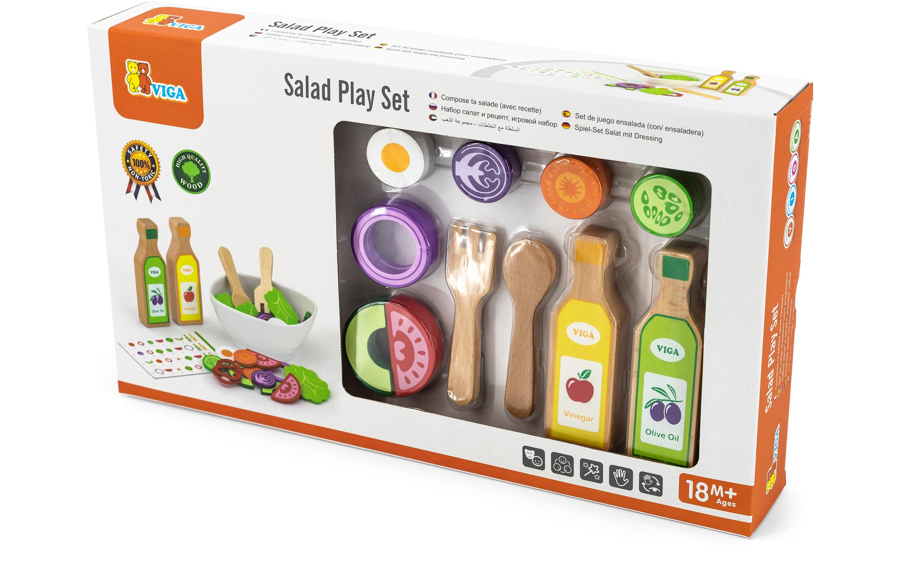 Spiel-Lebensmittel Salat-SetLebensmittel-Spielset
