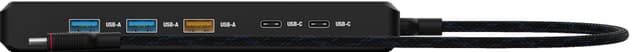 Unisynk 12 ports 8K 100W USB-C-hub (sort)