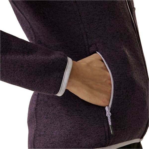Veste polaire randonnée REGATTA HOODED NEWHILL W DEEP PLUM