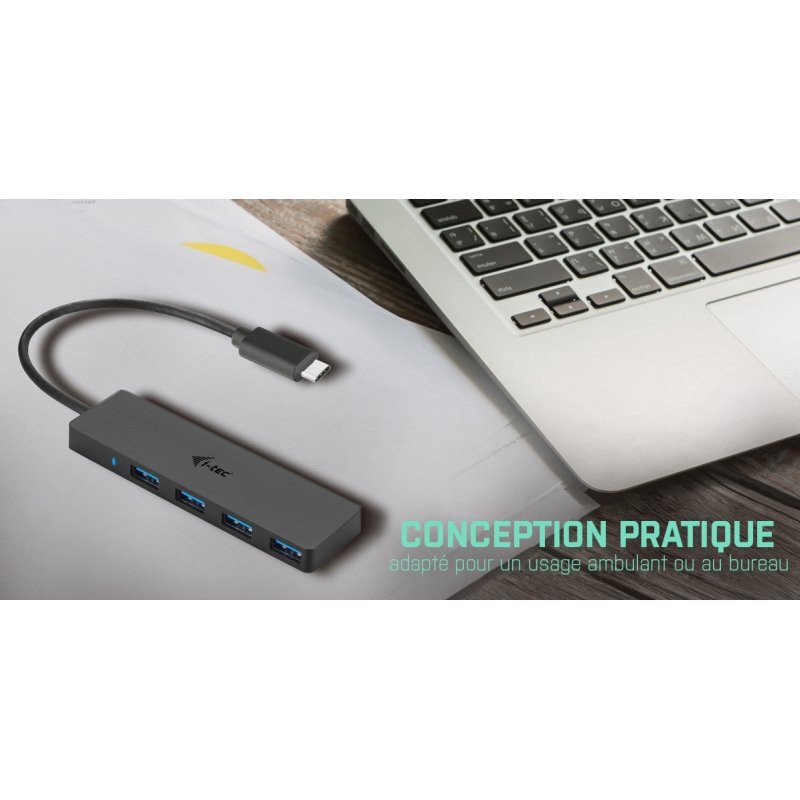 i-tec Advance USB-C Slim Passive HUB 4 Port