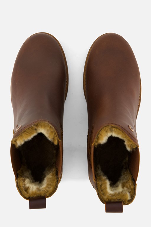 Panama Jack Pia B19 Enkellaarsjes bruin Leer