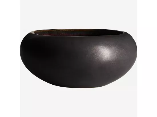 HABITAT - Bol en grès - 13,5 cm - Noir - Rinna