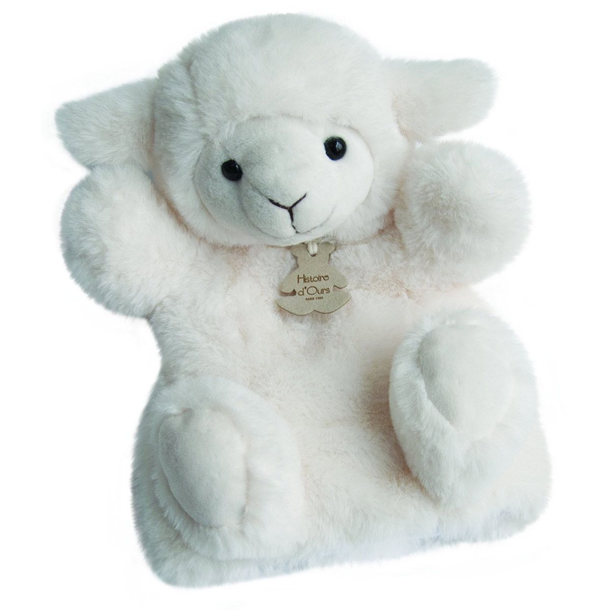 Douce marionnette peluche : Agneau