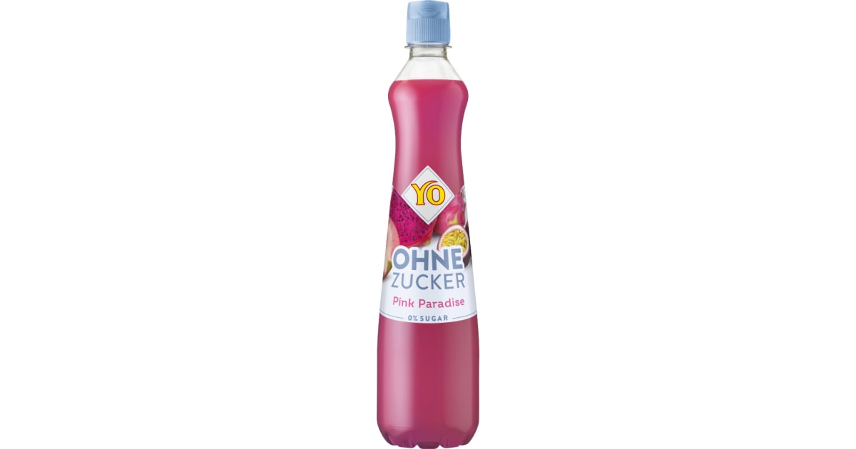 YO Sirup Pink Paradise ohne Zucker (Einweg)