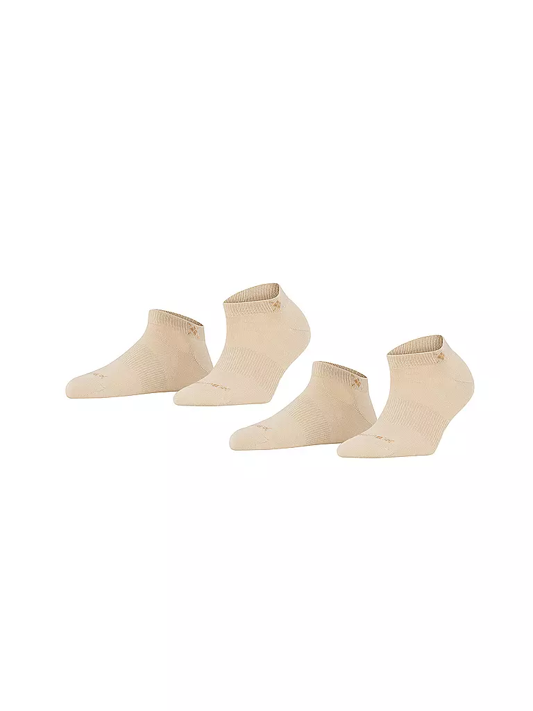 BURLINGTON Damen Sneaker-Socken 2er Pkg. EVERYDAY 36-41 sandstone beige