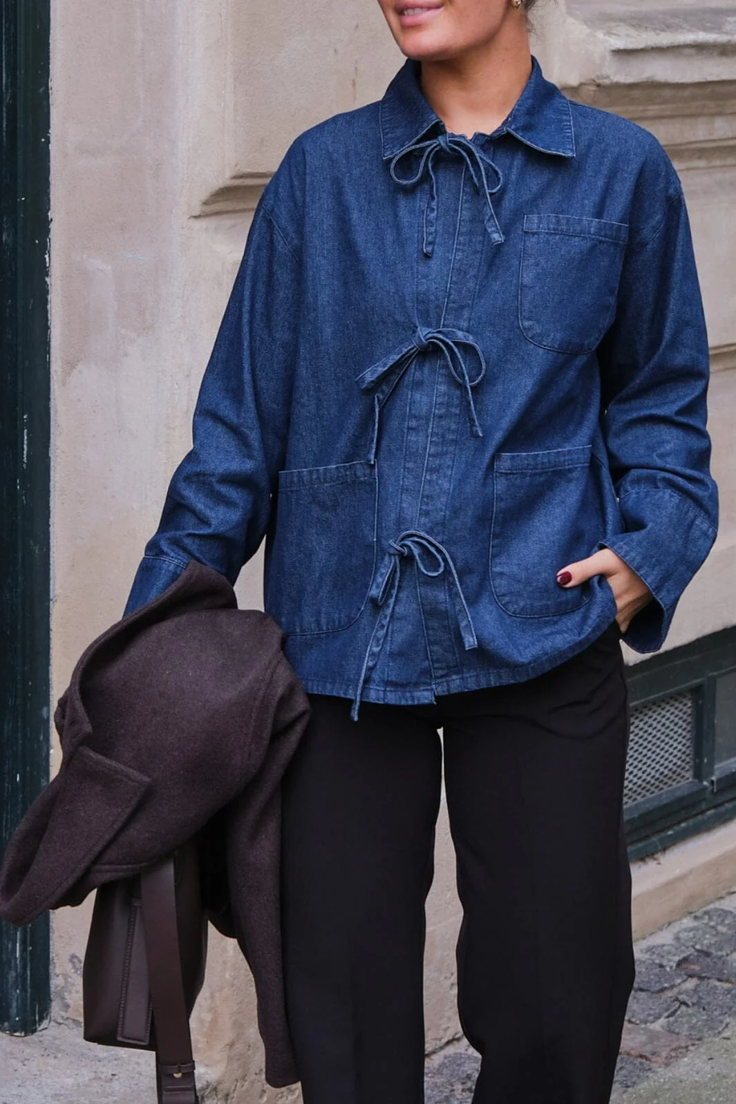 Neo Noir Starlie Denim Shirt