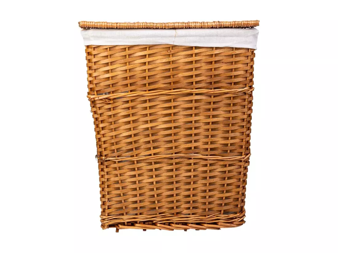 Ensemble de 3 paniers à linge en osier marron