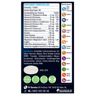 Lucovitaal Vitamine B Complex Forte Tabletten 60TB