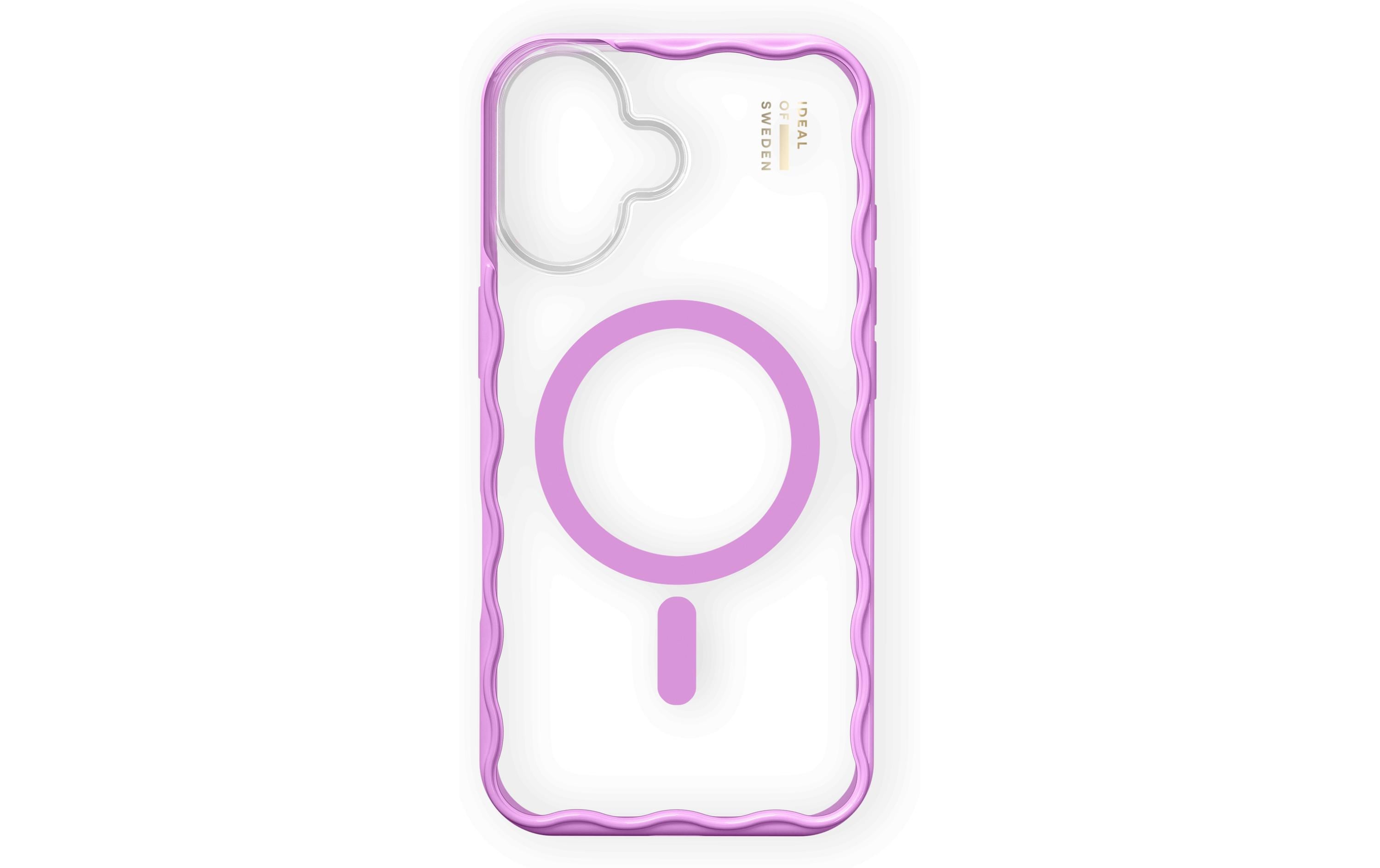 Back Cover Frame Case Magsafe iPhone 16 PinkMagSafe-kompatible Schutzhülle für das iPhone 16