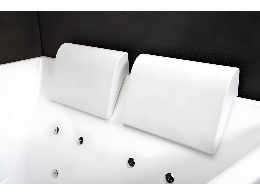 Baignoire balnéo 2 places SANGHA DUO Wave Droite L170xl(120x70)xH63cm, by SPALINA